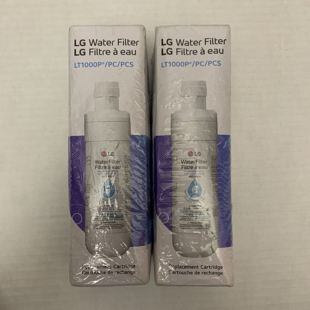 LG Genuine LT1000P/PC/PCS Refrigerator Water Filter Lot of 2 New/sealed